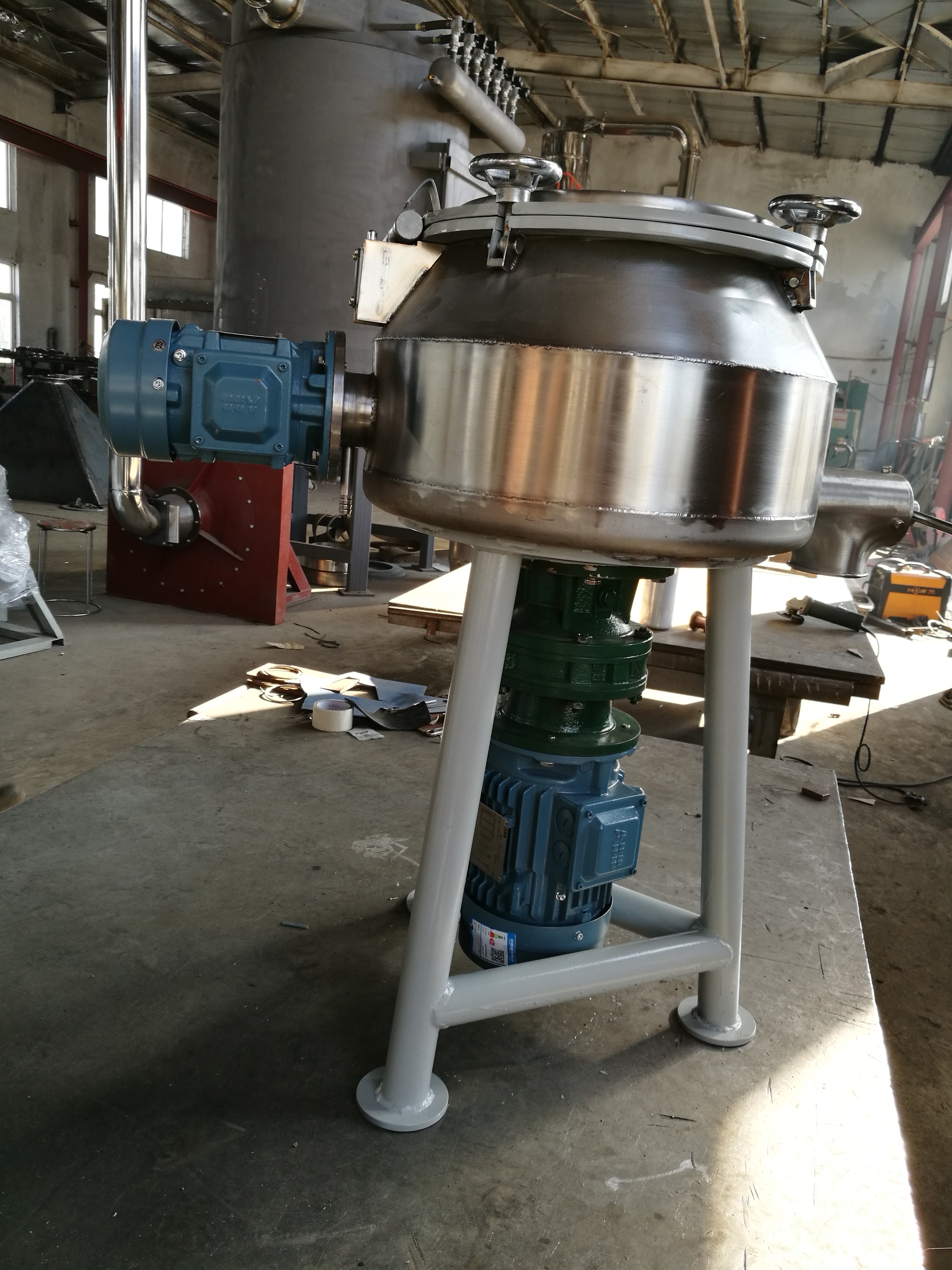 Vertical Powder Paint Powder Coating High Speed Mixer