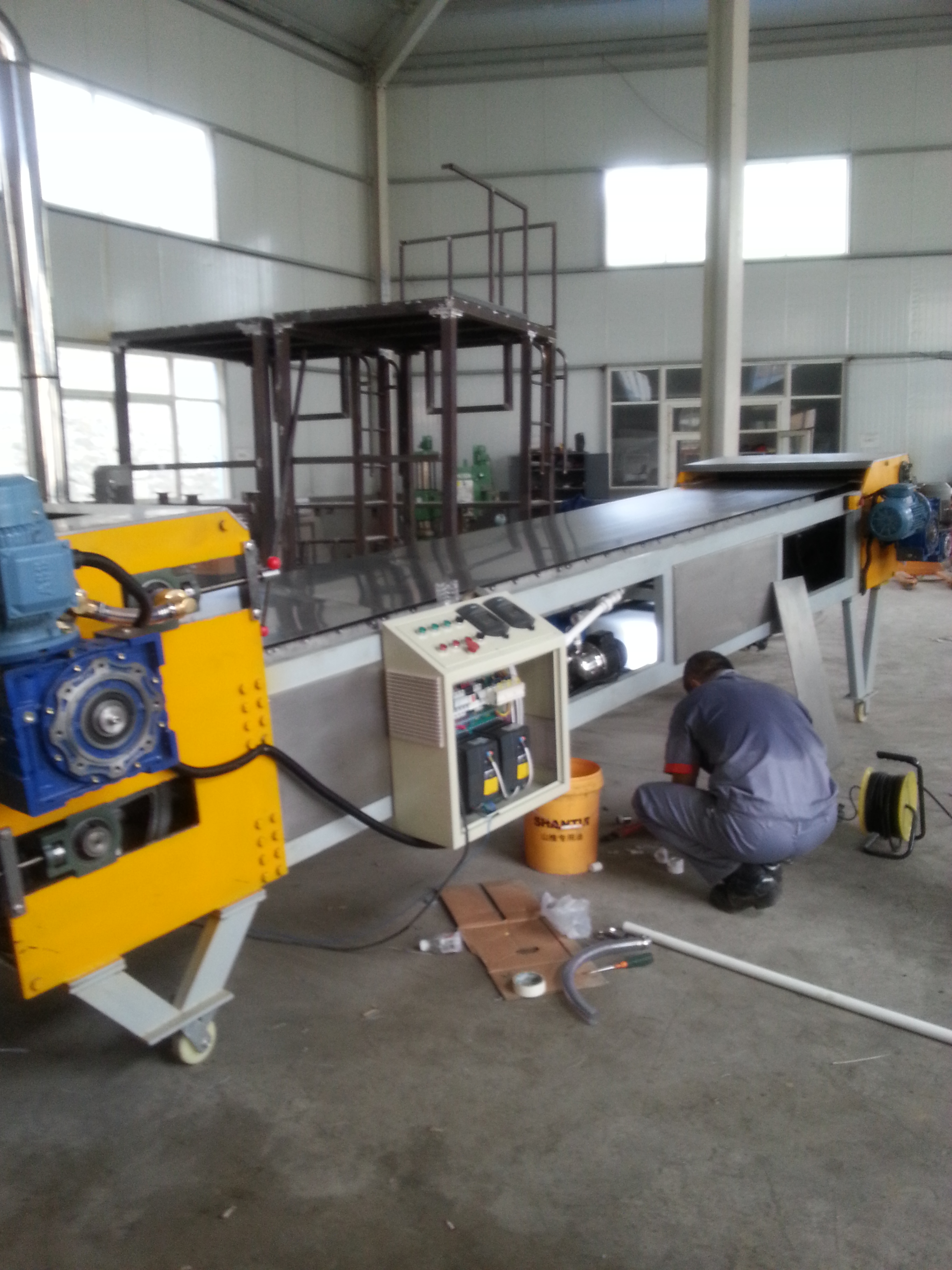 High Quality Pvc Water Type Cooling Belt Powder Coating