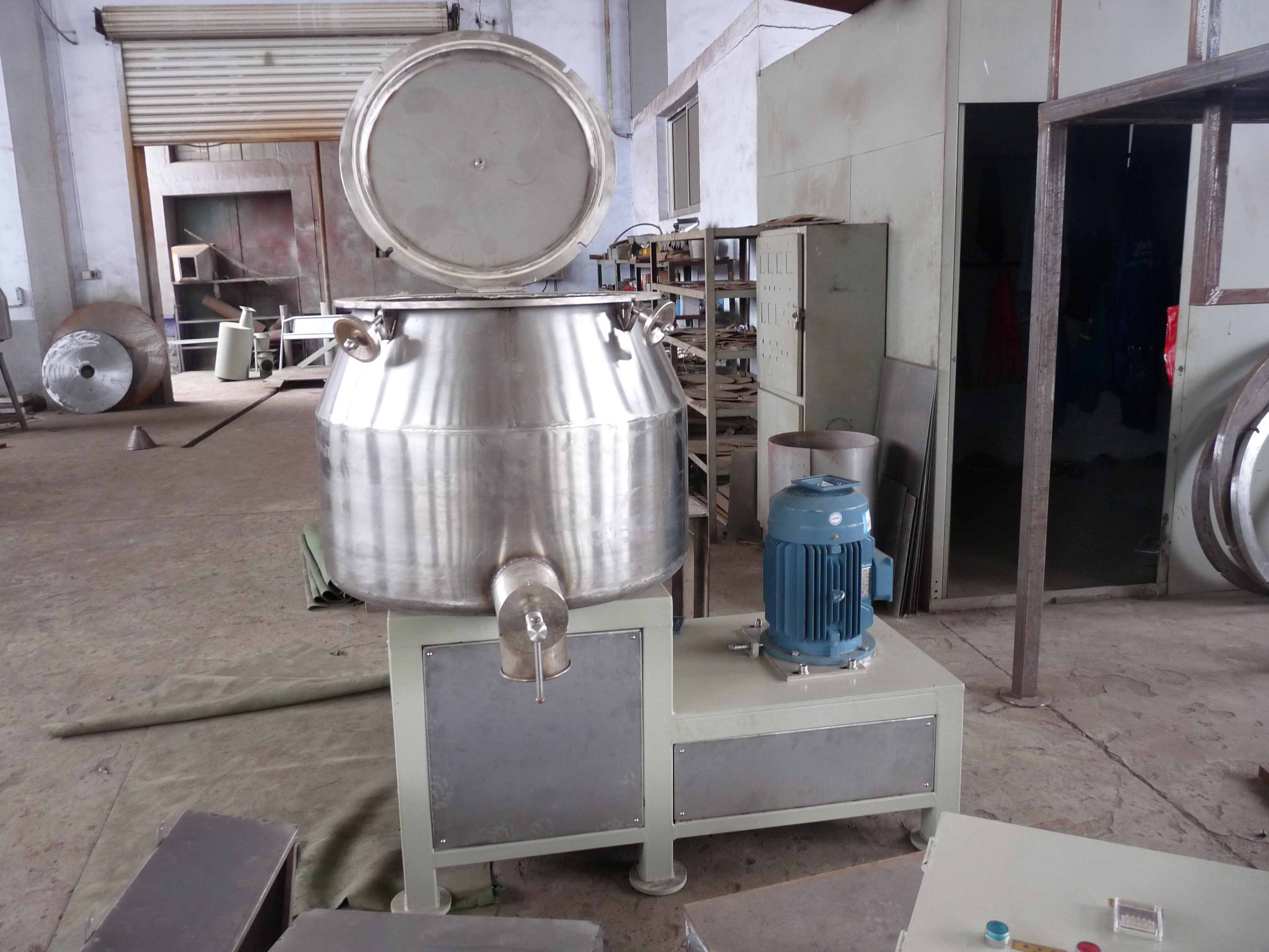 Horizontal Powder Paint Powder Coating High Speed Mixer