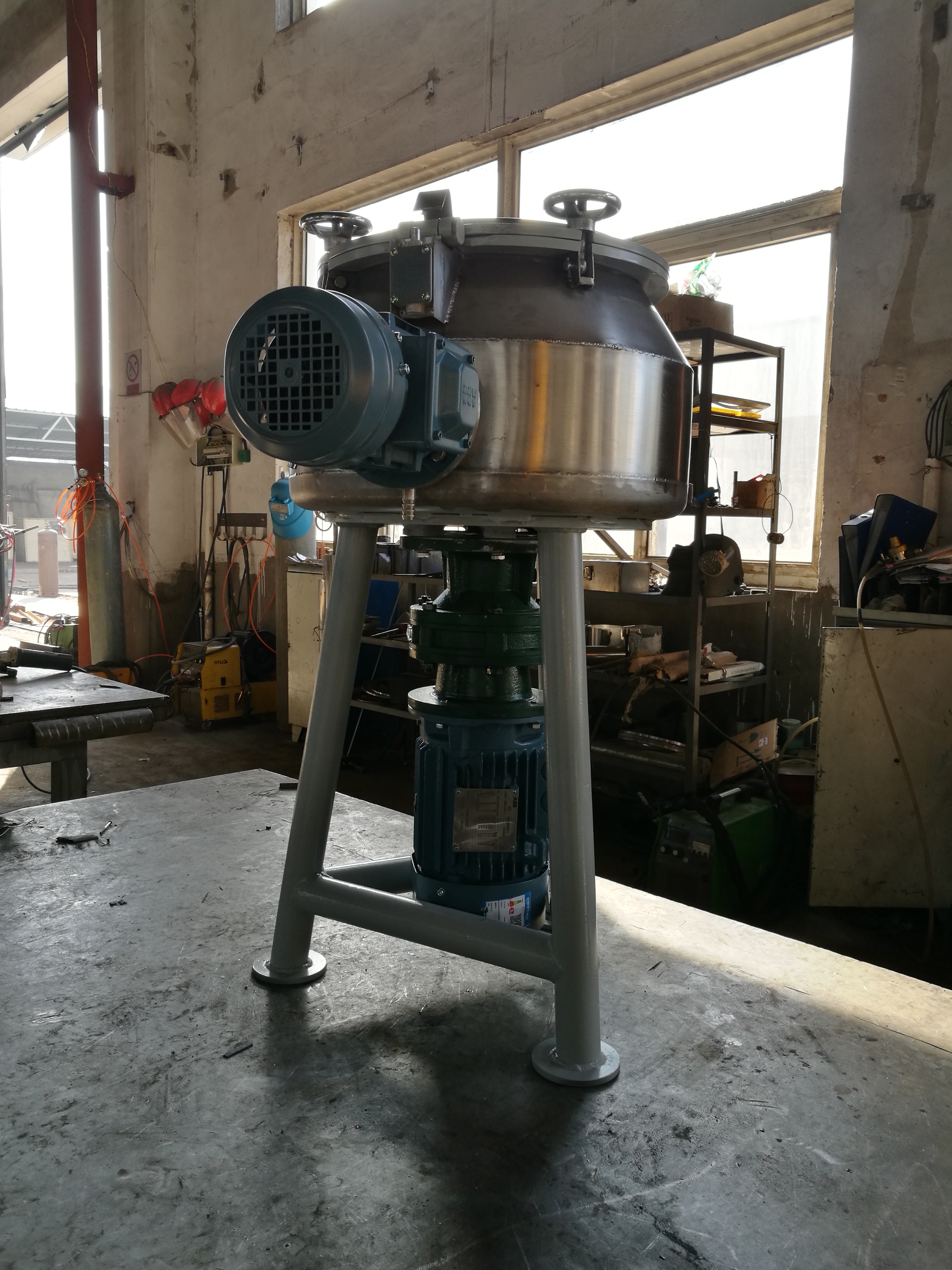 Horizontal Powder Paint Powder Coating High Speed Mixer