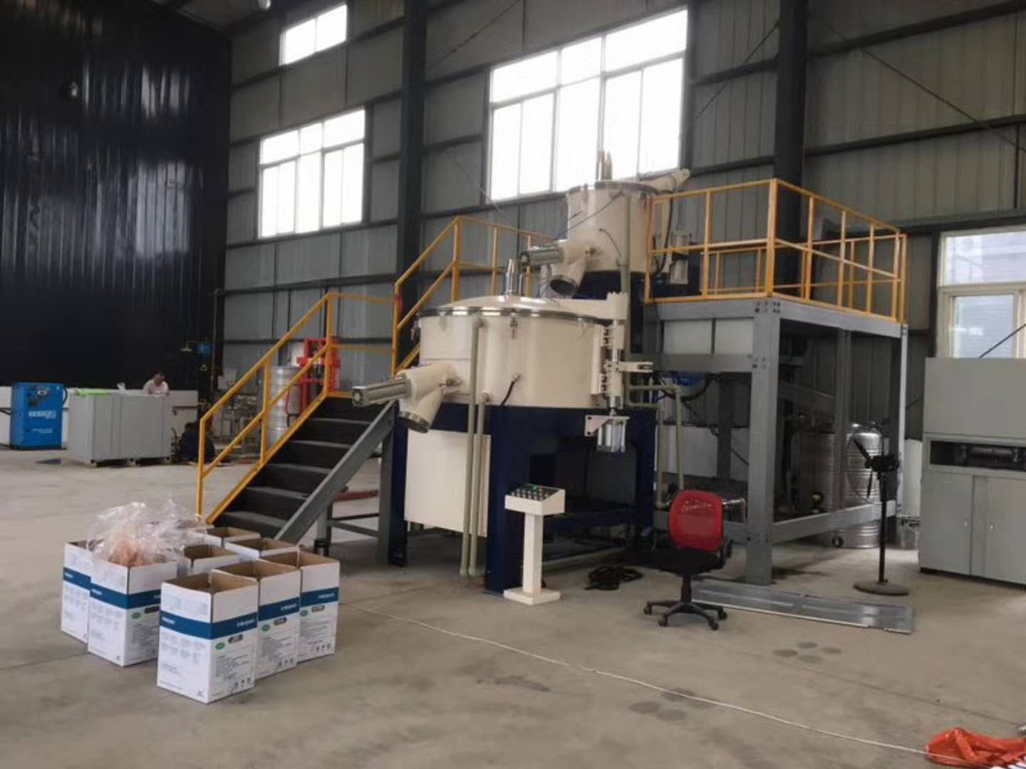 Powder Dust Free Pneumatic High Speed Bonding Mixer