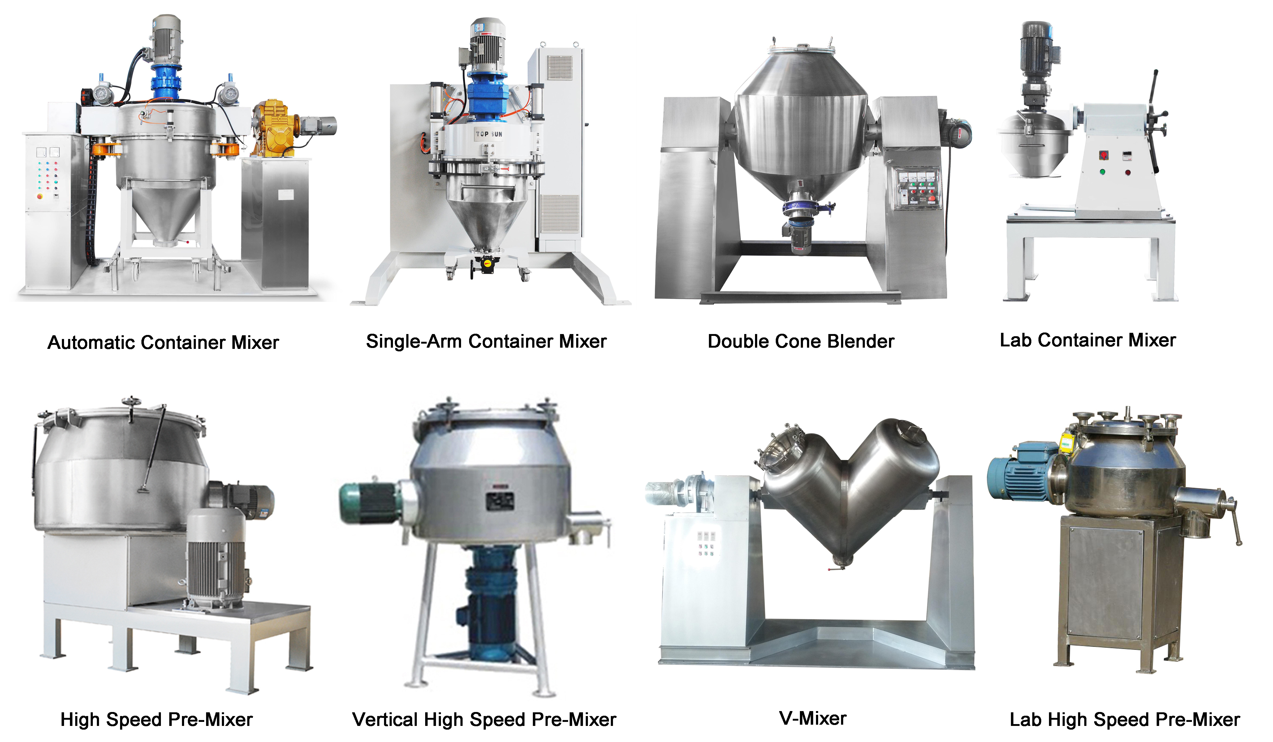 Spiral Powder Coating Powder Coating High Speed Mixer