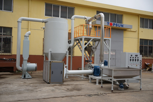 Powder Coating 800Kg Electrostatic Powder ACM MILL With Supportive Device like Heat Exchanger 