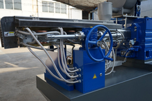 Side Feeder Compound Food Processing Twin Screw Extruder For Metallic Powder Coating as Extruded Type 